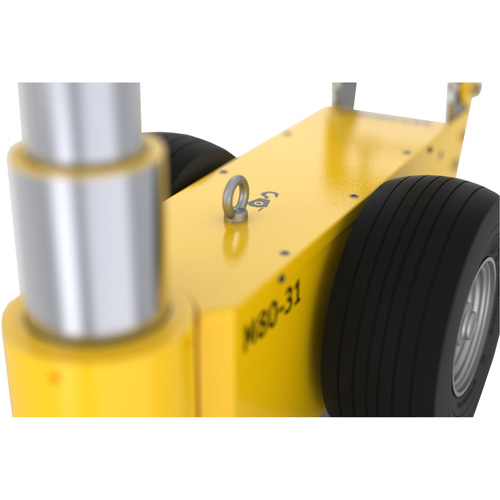 Cric Mammut &agrave; 3 &eacute;tapes, 88 tonnes, Air comprim&eacute;/hydraulique Fastek