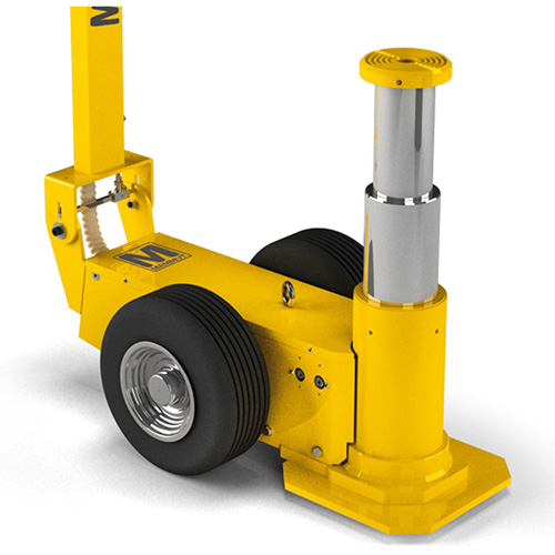 Cric Mammut &agrave; 2 &eacute;tapes, 88 tonnes, Air comprim&eacute;/hydraulique Fastek