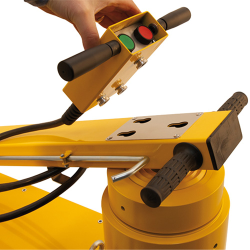 Cric Mammut, 110 tonnes, Air comprim&eacute;/hydraulique Fastek