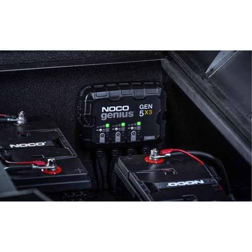 Genius&reg; Gen5X3 3-Bank, 15-Amp On-Board Battery Charger Fastek