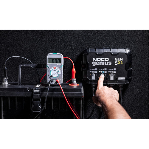 Genius&reg; Gen5X3 3-Bank, 15-Amp On-Board Battery Charger Fastek
