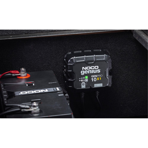 Genius&reg; GenPro10X1 1-Bank, 10-Amp On-Board Battery Charger Fastek