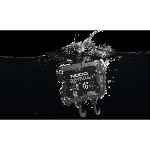 Genius&reg; GenPro10X1 1-Bank, 10-Amp On-Board Battery Charger Fastek