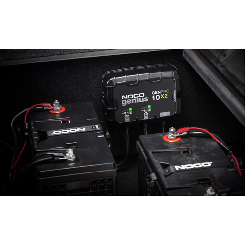 Genius&reg; GenPro10X2 2-Bank, 20-Amp On-Board Battery Charger Fastek
