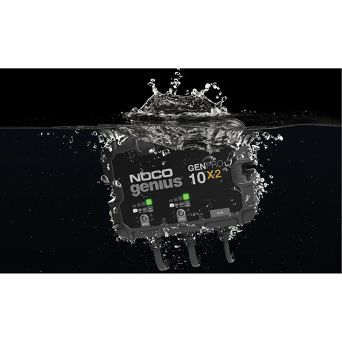 Genius&reg; GenPro10X2 2-Bank, 20-Amp On-Board Battery Charger Fastek