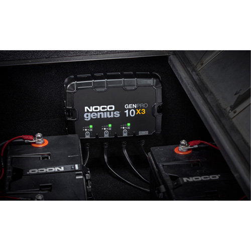 Genius&reg; GenPro10X3 3-Bank, 30-Amp On-Board Battery Charger Fastek