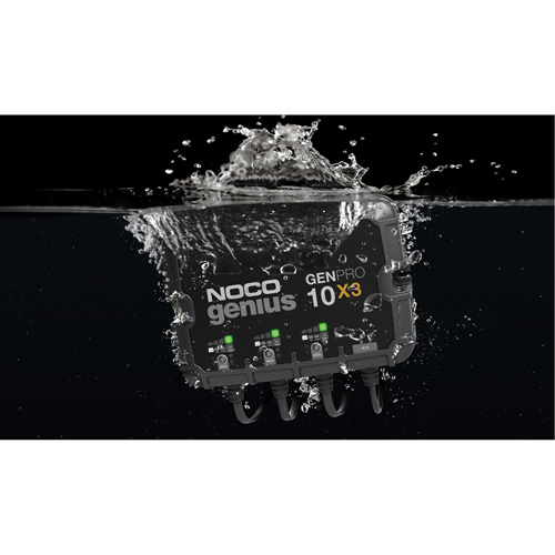 Genius&reg; GenPro10X3 3-Bank, 30-Amp On-Board Battery Charger Fastek
