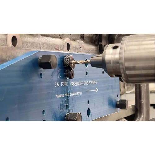 Manifold Drill Template for Ford 3.5L Ecoboost Fastek