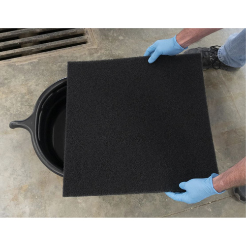 Black Oval Drain Pan Fastek