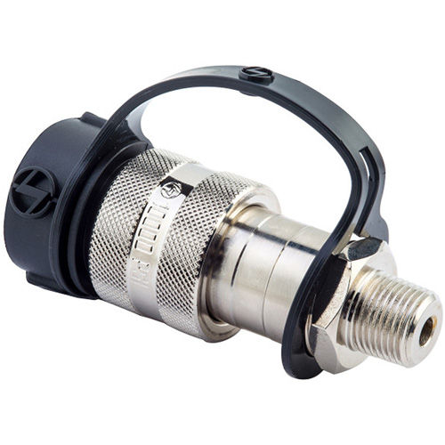 Coupler High Flow Female Side, Steel, 3/8", Female NPTF, 10000 PSI Fastek