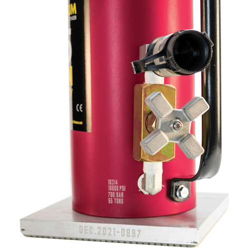 Heavy-Duty Lightweight Hydraulic Jack, 10" Stroke, 55 Ton(s) Capacity, 10000 PSI Fastek