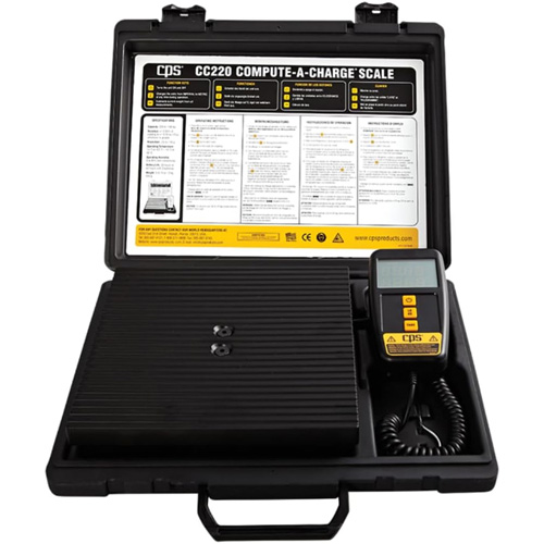 Compute-a-Charge Refrigerant Scale Fastek