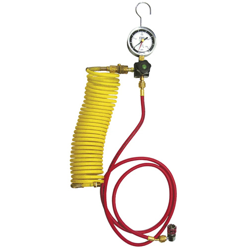 Ensemble pour test de fuite dazote pour climatisation automobile avec r&eacute;gulateur Fastek