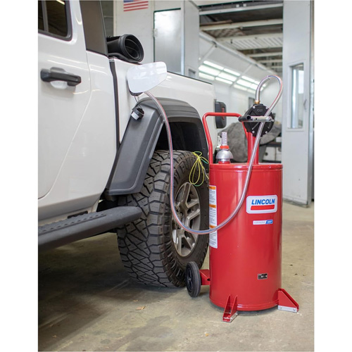 25-Gallon Steel Fuel Caddy with 2-Way Rotary Pump Fastek