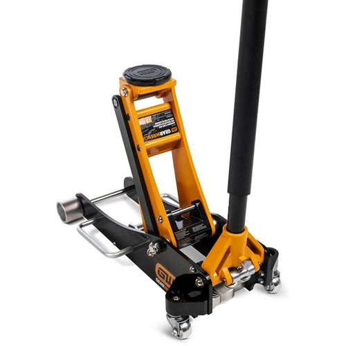 Cric aluminium &agrave; profil bas, 2 tonne(s) Capacit&eacute;, 3-1/4" Abaiss&eacute;e, 18-1/2" &eacute;lev&eacute;e, Hydraulique &agrave; main Fastek