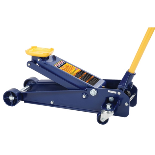 Service Jack, 2 Ton(s) Capacity, 4-1/2" Lowered, 20-1/4" Raised, Manual Hydraulic Fastek