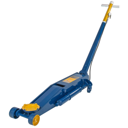 Long Chassis Service Jack, 4 Ton(s) Capacity, 5" Lowered, 25-3/4" Raised, Air Hydraulic Fastek
