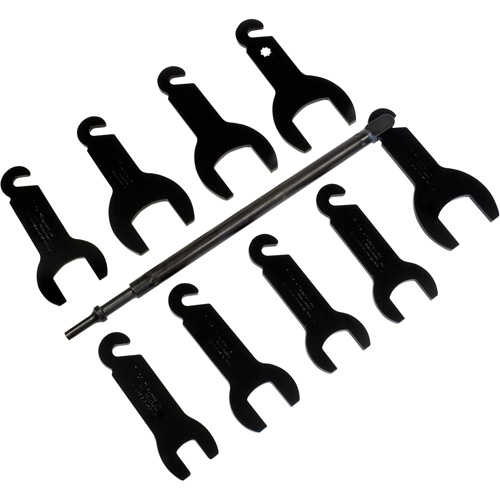 10-Piece Pneumatic Fan Clutch Wrench Set Fastek