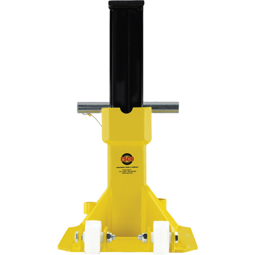 EZ-Wheel Jack Stand, Locking Pin, 22 Tons Capacity, 13-1/2" - 20" H Fastek