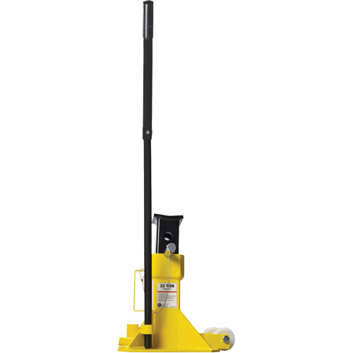 EZ-Wheel Jack Stand, Locking Pin, 22 Tons Capacity, 13-1/2" - 20" H Fastek