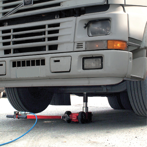 2-Stage Jack, 33 Ton(s)/66 Ton(s), Air Hydraulic Fastek