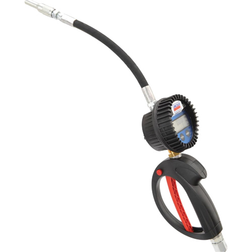 D&eacute;bitm&egrave;tre &eacute;lectronique de lubrifiant avec rallonge flexible &agrave; 90° Fastek