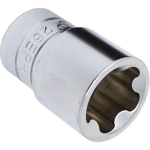 5-Point EPR Torx Socket Set, 16 Pieces, 1/4"/3/8"/1/2" Drive Size Fastek