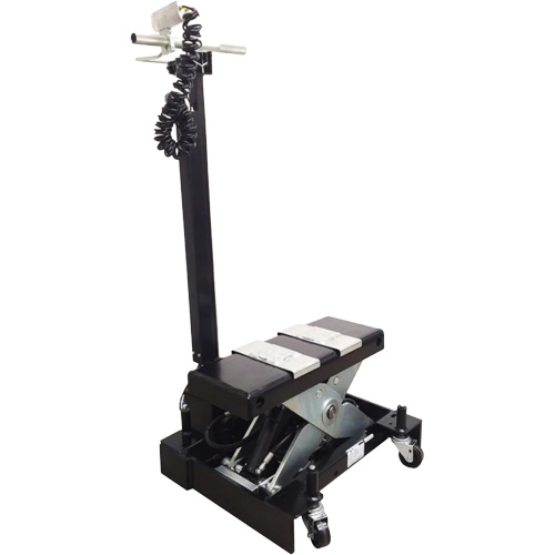 Cric de service de plancher &agrave; profil bas, 12 tonne(s) Capacit&eacute;, 7-1/2" Abaiss&eacute;e, 15" &eacute;lev&eacute;e, Air comprim&eacute;/hydraulique Fastek