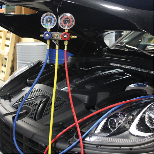 R1234Yf 2-Way Piston Valve Manifold Gauge Set Fastek