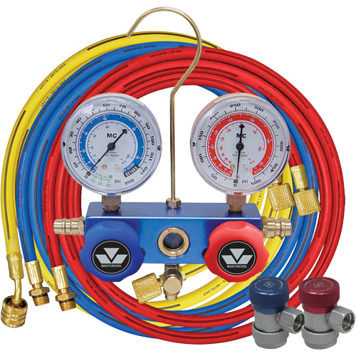 R134A 2-Way Aluminum Manifold Gauge Set Fastek