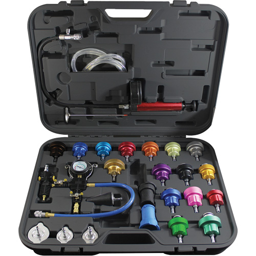 27-Piece Master Radiator Pressure Test Kit Fastek