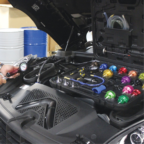 27-Piece Master Radiator Pressure Test Kit Fastek