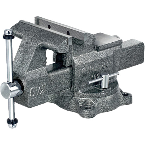 K65 Professional Workshop Vise, 6-1/2" Jaw Width, 3-7/8" Throat Depth, Swivel Base Fastek