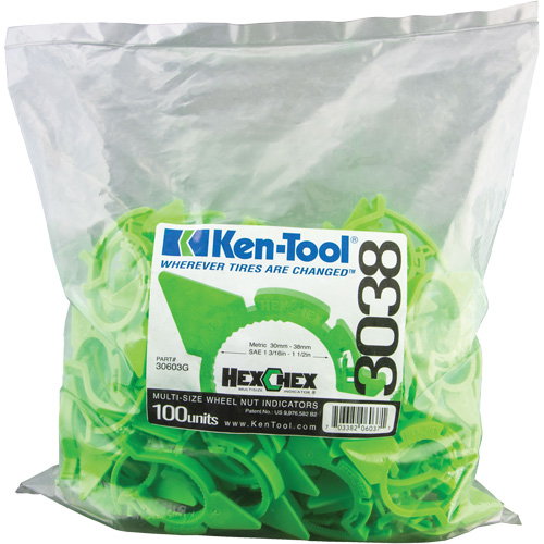 Indicateur d'&eacute;crous de tailles multiples desserr&eacute;s HexChex Fastek