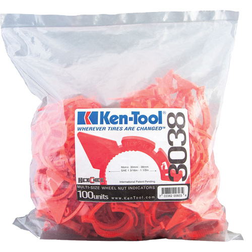 HexChex Multi-Size Loose Wheel Nut Indicator Fastek