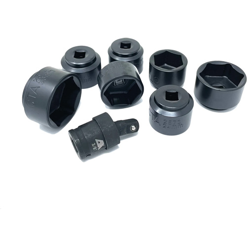 8 Pc. Extra-Low-Profile Oil Filter Socket Set Fastek