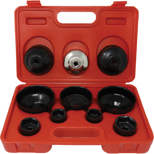 10 Pc. Oil Filter Wrench Kit Fastek