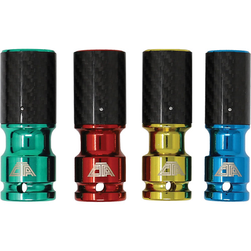 Jeu de douilles pour &eacute;crous de roue avec manchons en fibre de carbone Fastek