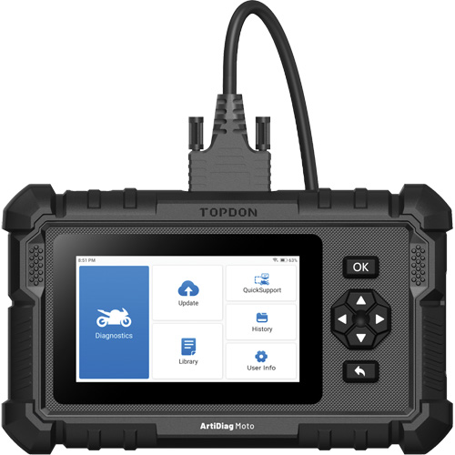 ArtiDiag Moto 5" Motorcycle Diagnostic Tool Fastek