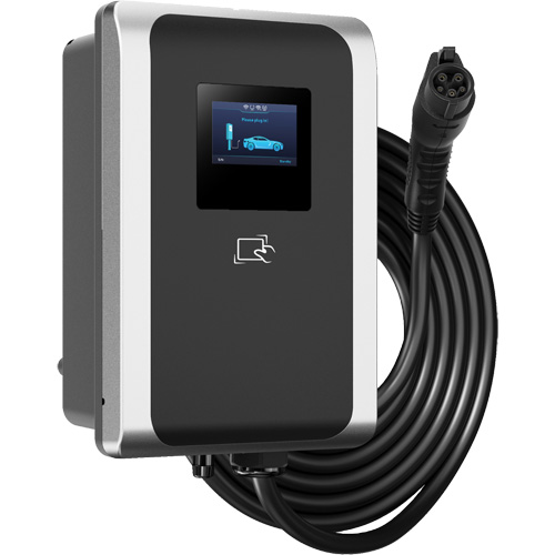 Chargeur pour VE commercial PulseQ AC Max, 80 A, Niveau 2 CA, Connecteur Type 1 (SAE J1772) Fastek