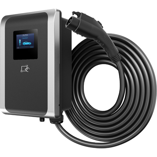 Chargeur pour VE commercial PulseQ AC Max, 80 A, Niveau 2 CA, Connecteur Type 1 (SAE J1772) Fastek