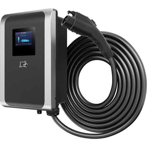 Chargeur pour VE commercial PulseQ AC Max, 48 A, Niveau 2 CA, Connecteur Type 1 (SAE J1772) Fastek