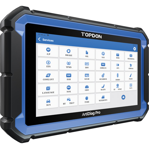 Outil de diagnostic ArtiDiag Pro 7" avec fonctions de service et commandes bidirectionnelles Fastek