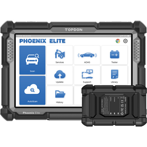 Phoenix Elite 10.1" OE-Level Scan Tool with Cloud-Based Programming & CANFD Fastek