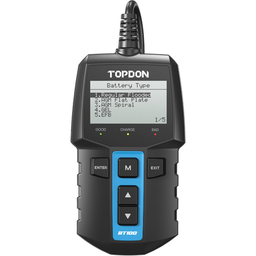 BT100 12V Battery & System Tester Fastek