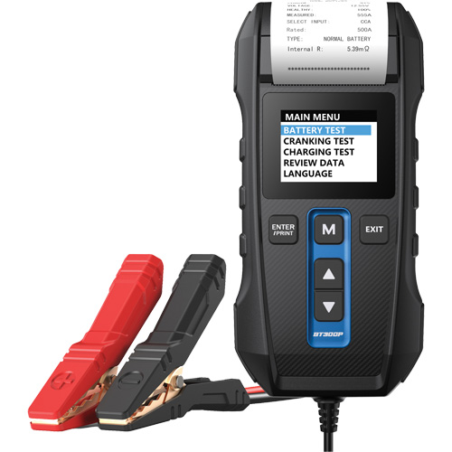 BT300P Battery, Charging & Cranking System Tester with Printer Fastek