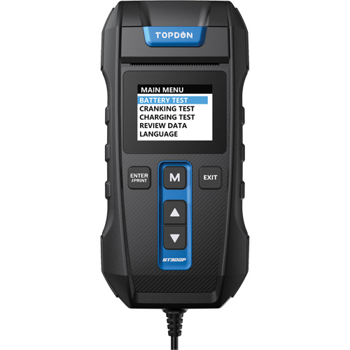 BT300P Battery, Charging & Cranking System Tester with Printer Fastek