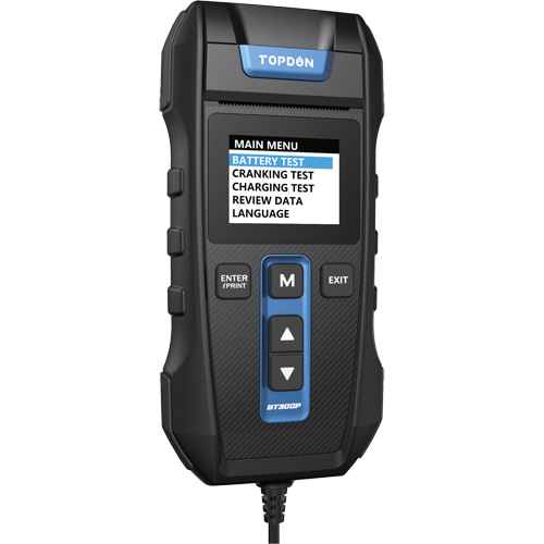 BT300P Battery, Charging & Cranking System Tester with Printer Fastek