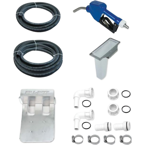 Pompe de transfert de fluide d'&eacute;chappement diesel (DEF) 115 V CA avec support pour cuve GRV et pistolet Fastek