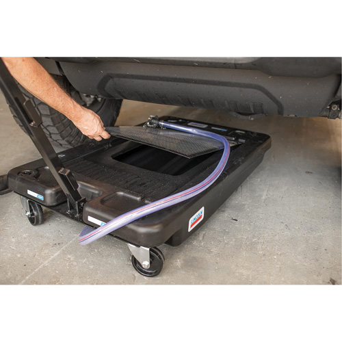 Low Profile Polypropylene Portable Oil Drain Fastek